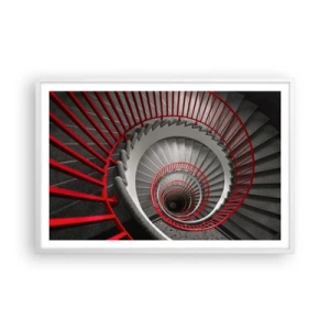 Affiche dans un cadre blanc - Poster - Amusement architectural - 91x61 cm