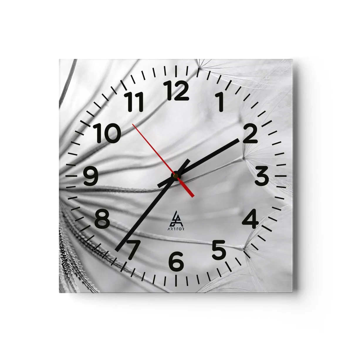 Horloge murale - Pendule murale - Aigrette avant son envol - 30x30 cm