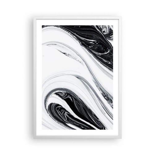 Affiche dans un cadre blanc - Poster - Une combinaison d'opposés - 50x70 cm