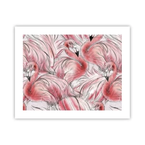 Affiche - Poster - Oiseau corps de ballet - 50x40 cm