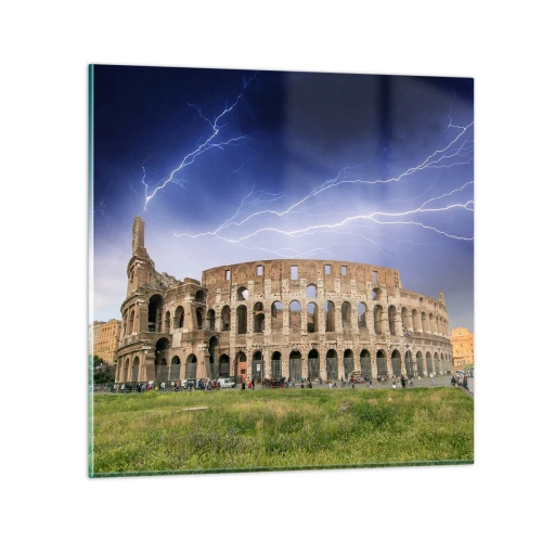 Impression sur verre - Image sur verre - Arène de combat - 30x30 cm