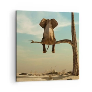 Impression sur toile - Image sur toile - Nouveau point de vue - 50x50 cm