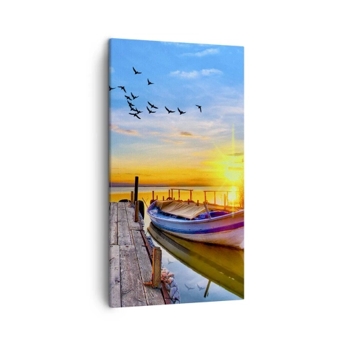 Impression sur toile - Image sur toile - Au revoir, à demain - 45x80 cm