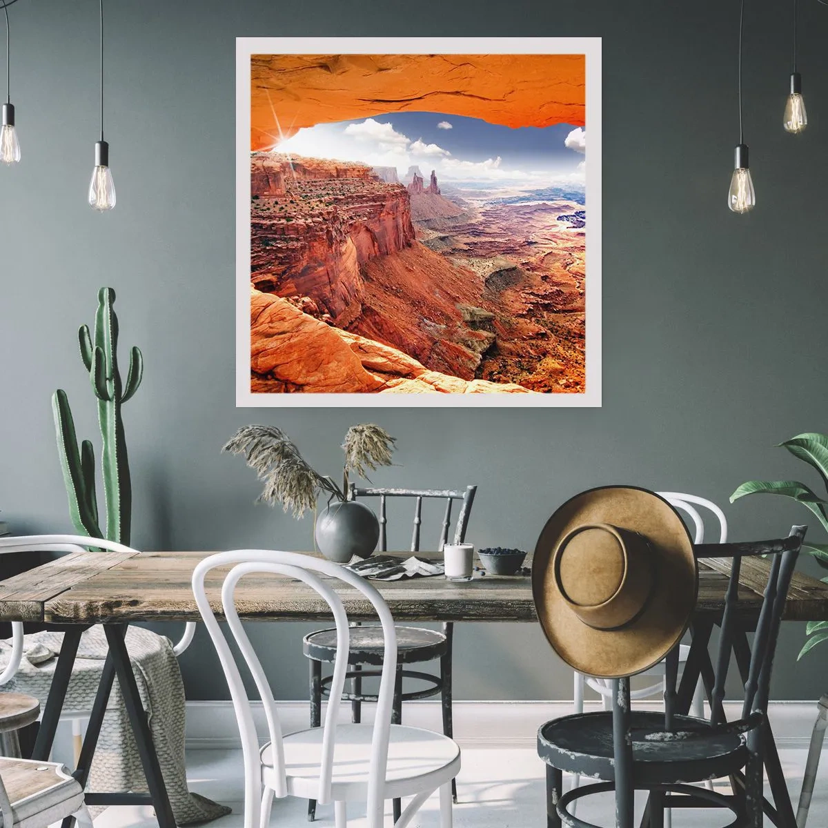 Affiche - Poster - Sculpté par la nature elle-même - 60x60 cm