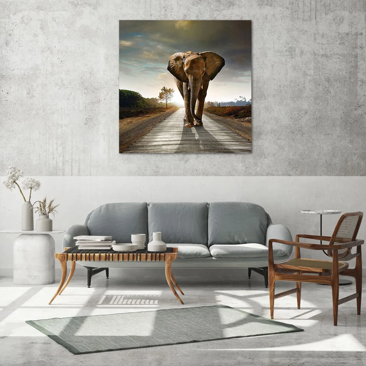 Impression sur verre - Image sur verre - Et pas du tout en porcelaine - 30x30 cm