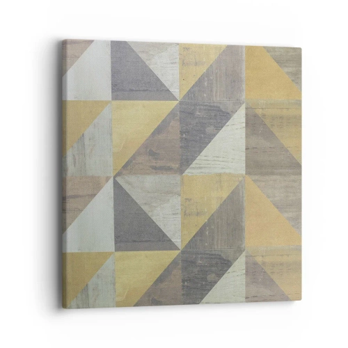Impression sur toile - Image sur toile - Suivant l'angle du triangle - 40x40 cm