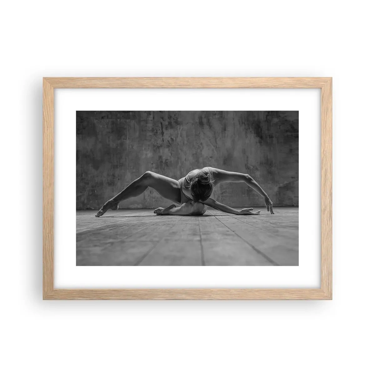 Affiche dans un chêne clair - Poster - Symétrie trouvée - 40x30 cm