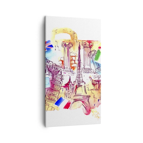 Impression sur toile - Image sur toile - Tournée européenne - 45x80 cm