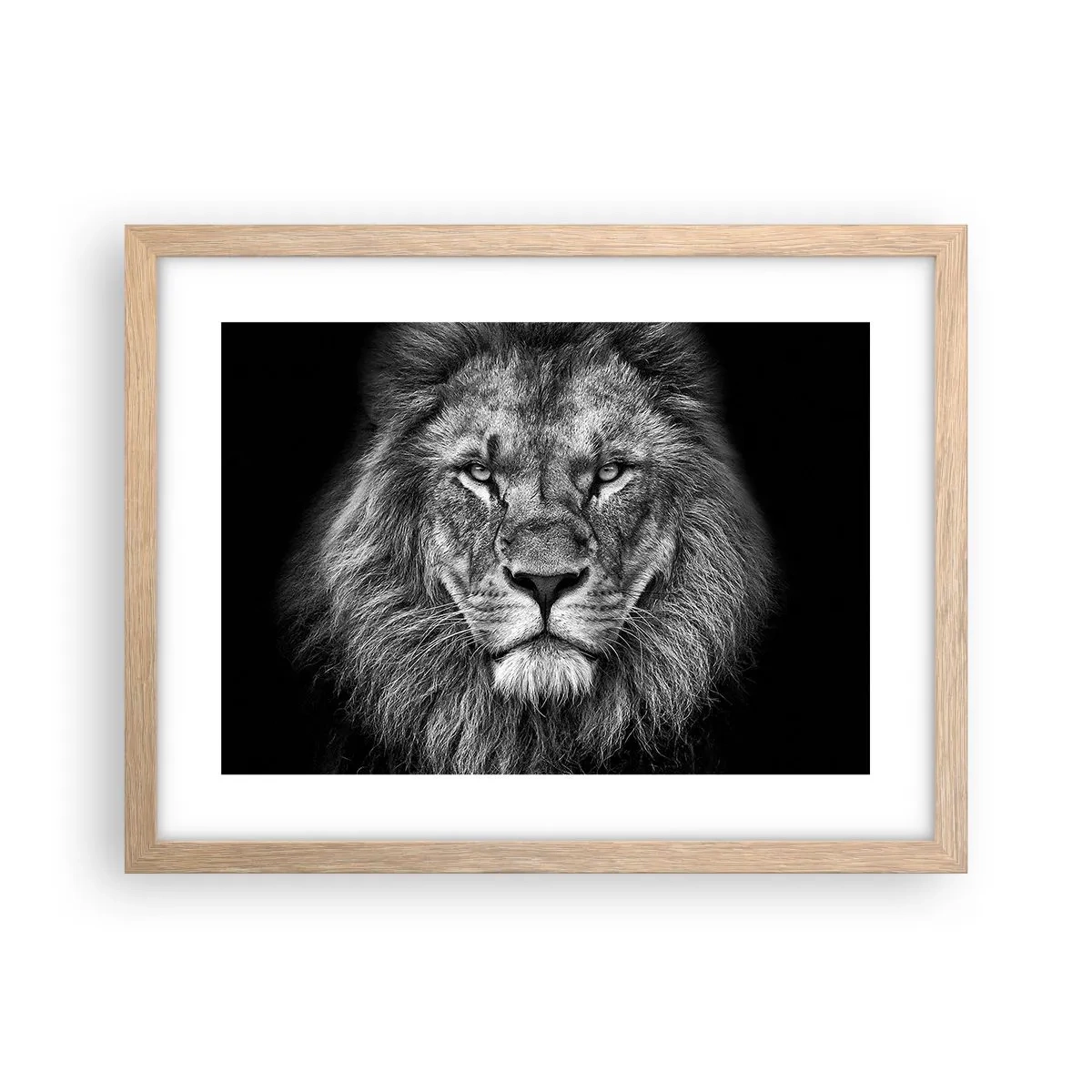 Affiche dans un chêne clair - Poster - En vêtement de sacre - 40x30 cm