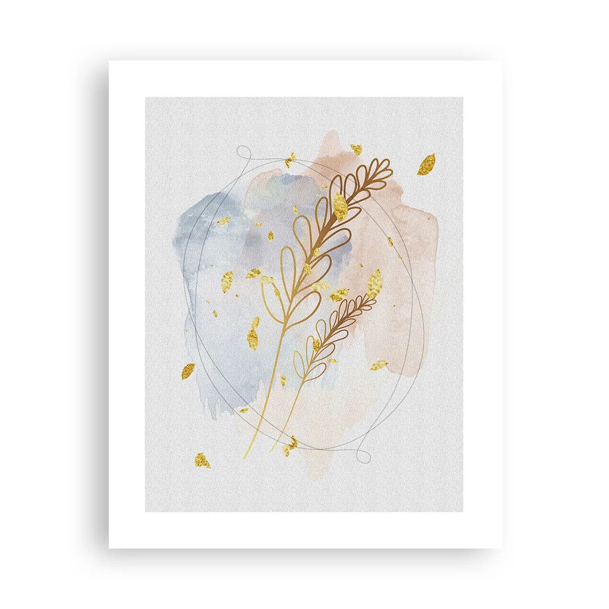 Affiche - Poster - Explosion d'or - 40x50 cm