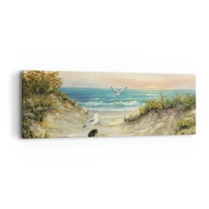 Impression sur toile - Image sur toile - Retraite au calme - 90x30 cm