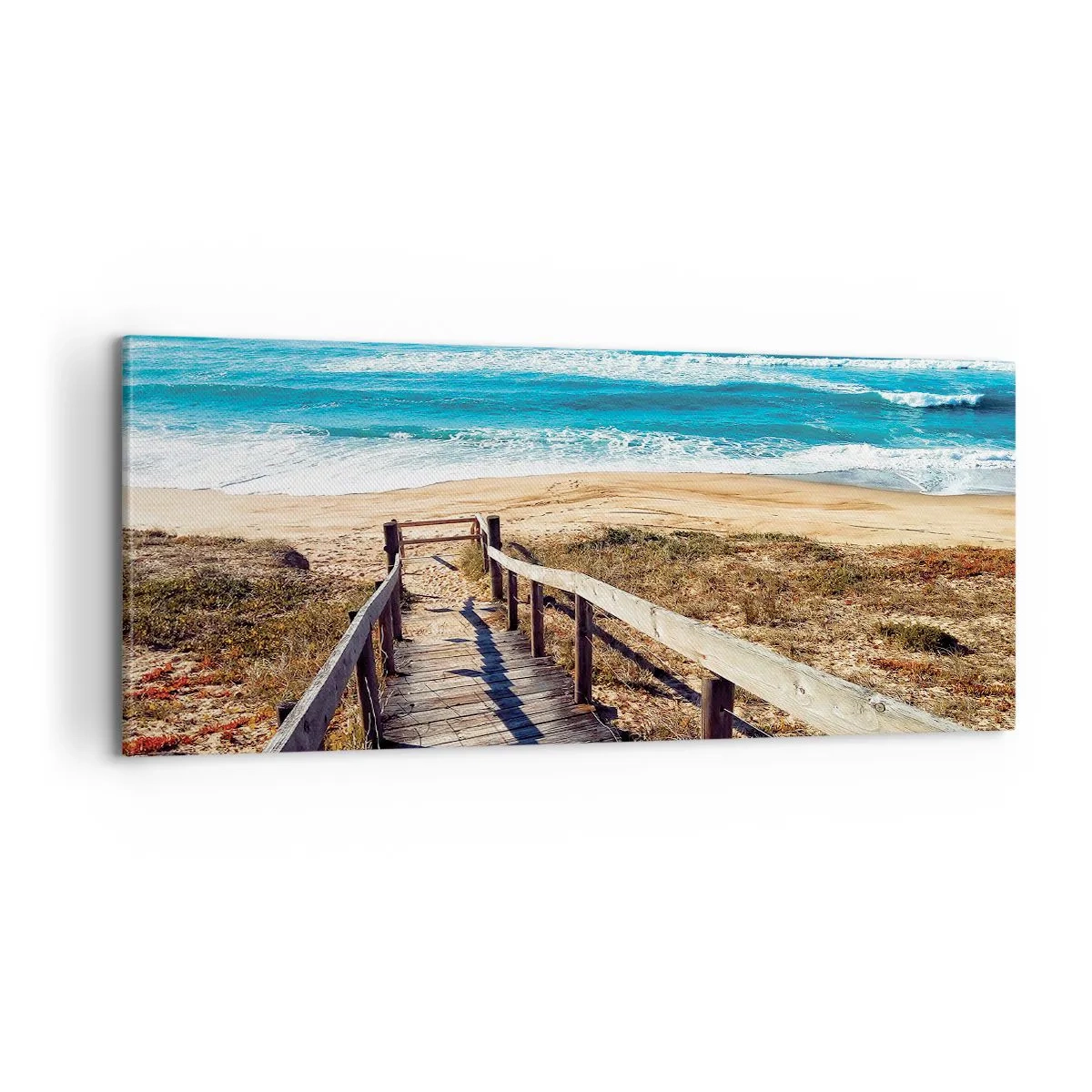 Impression sur toile - Image sur toile - Cours! - 100x40 cm
