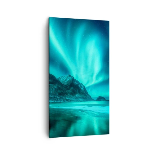 Impression sur toile - Image sur toile - Merveilles du Nord - 45x80 cm