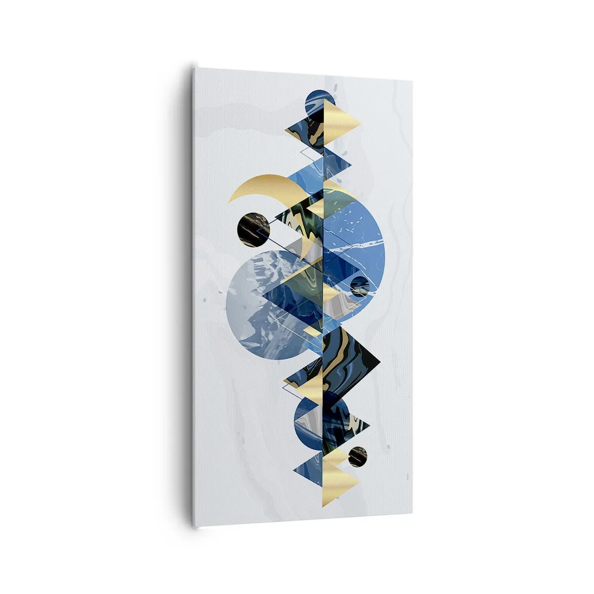 Impression sur toile - Image sur toile - Paysage géométrique - 65x120 cm