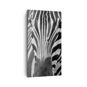 Impression sur toile - Image sur toile - Le monde est noir et blanc - 45x80 cm