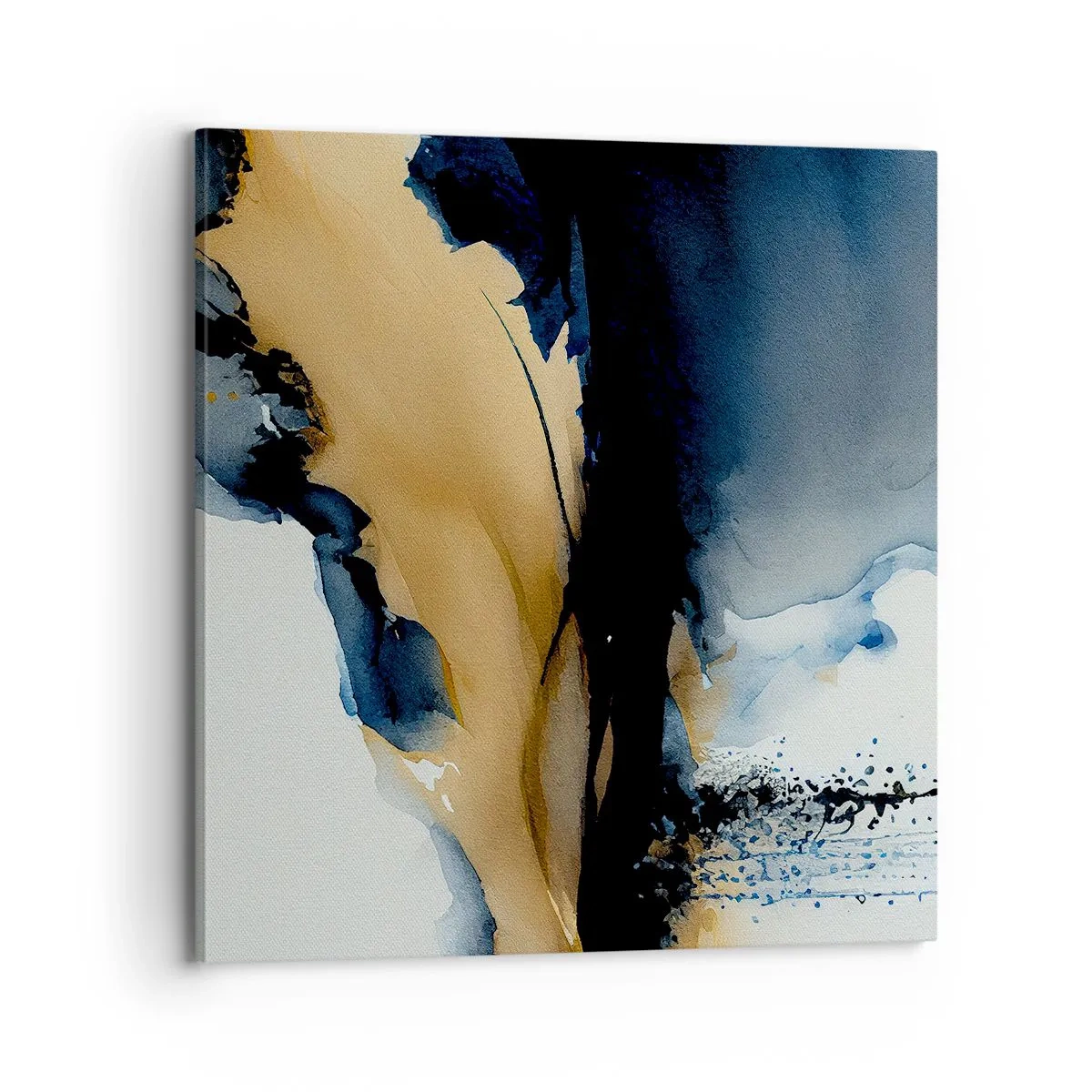 Impression sur toile - Image sur toile - Derrière le rideau - 70x70 cm