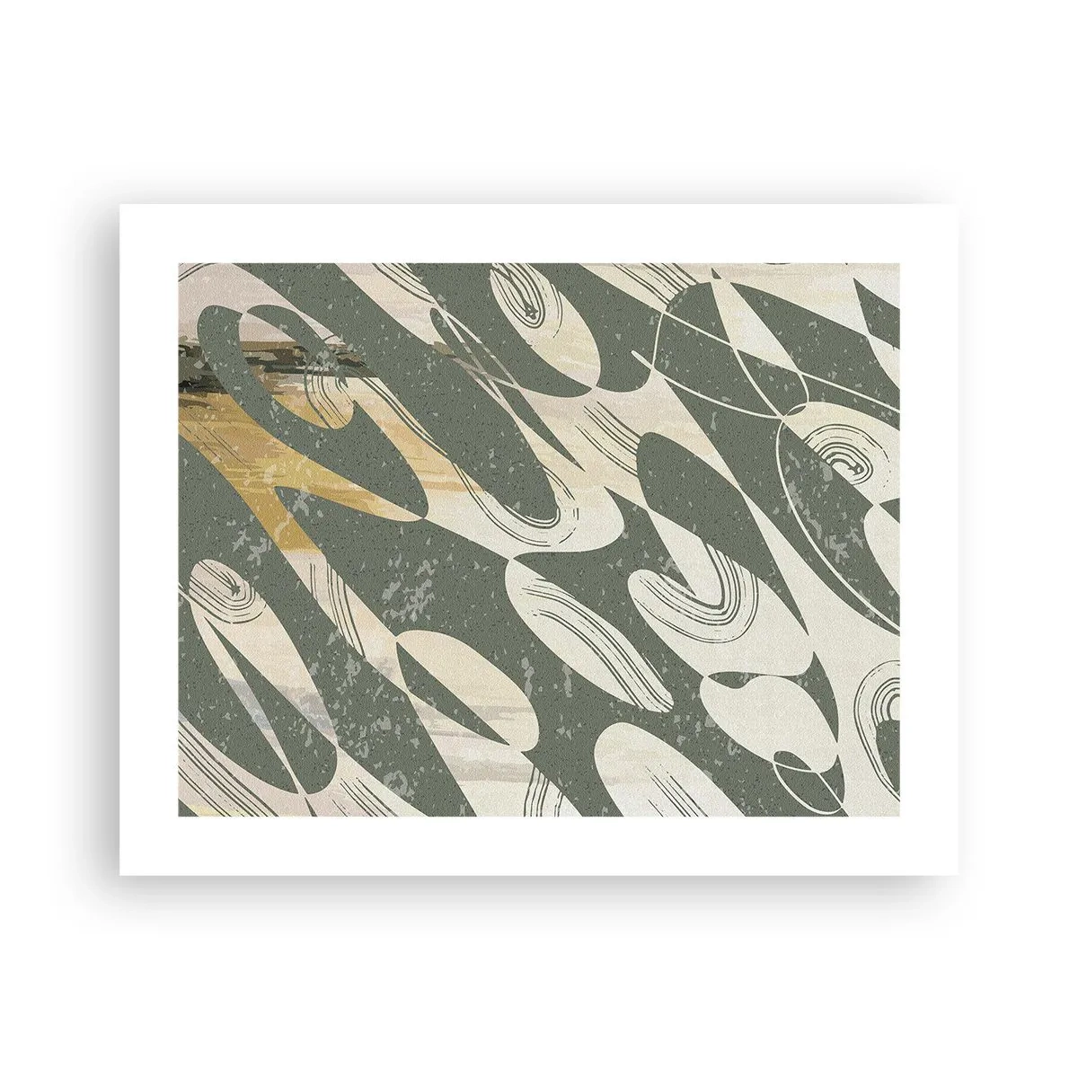 Affiche - Poster - Abstraction rythmique - 50x40 cm