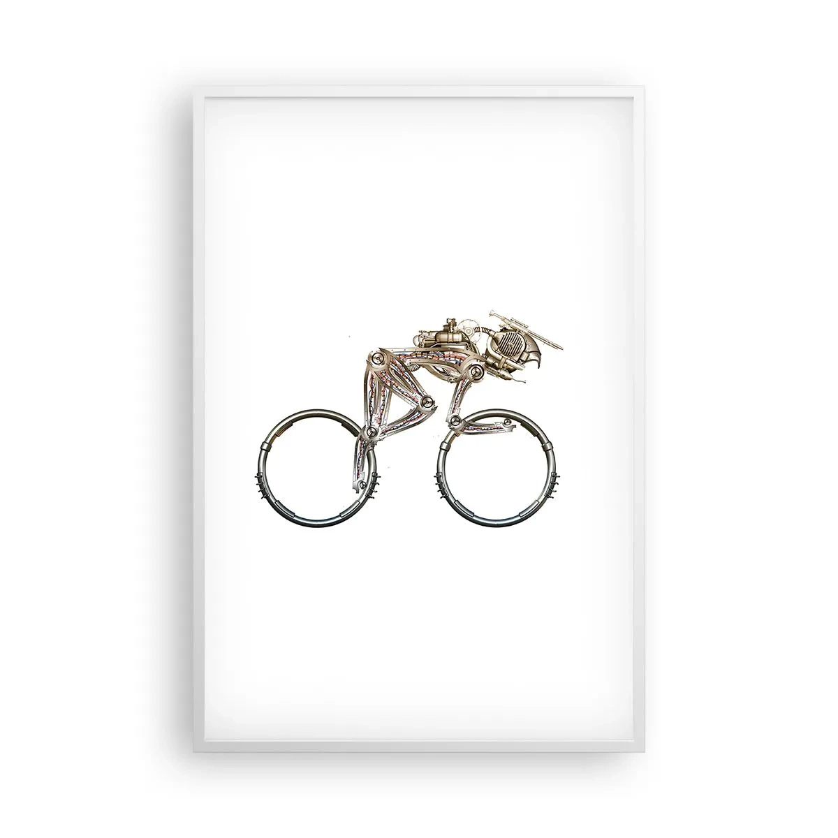 Affiche dans un cadre blanc - Poster - Machine exceptionnelle - 61x91 cm