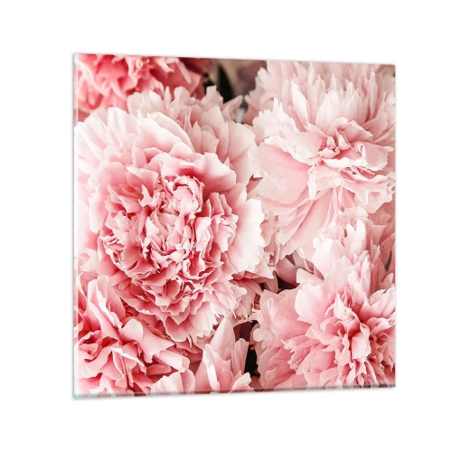 Impression sur verre - Image sur verre - Rêve rose - 50x50 cm