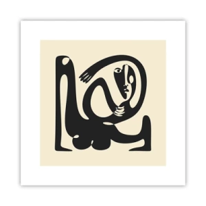 Affiche - Poster - Presque du Picasso - 30x30 cm