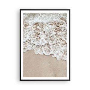 Affiche dans un cadre noir - Poster - Je reviens tout de suite - 70x100 cm