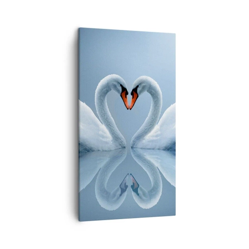 Impression sur toile - Image sur toile - Le temps de l'amour - 45x80 cm