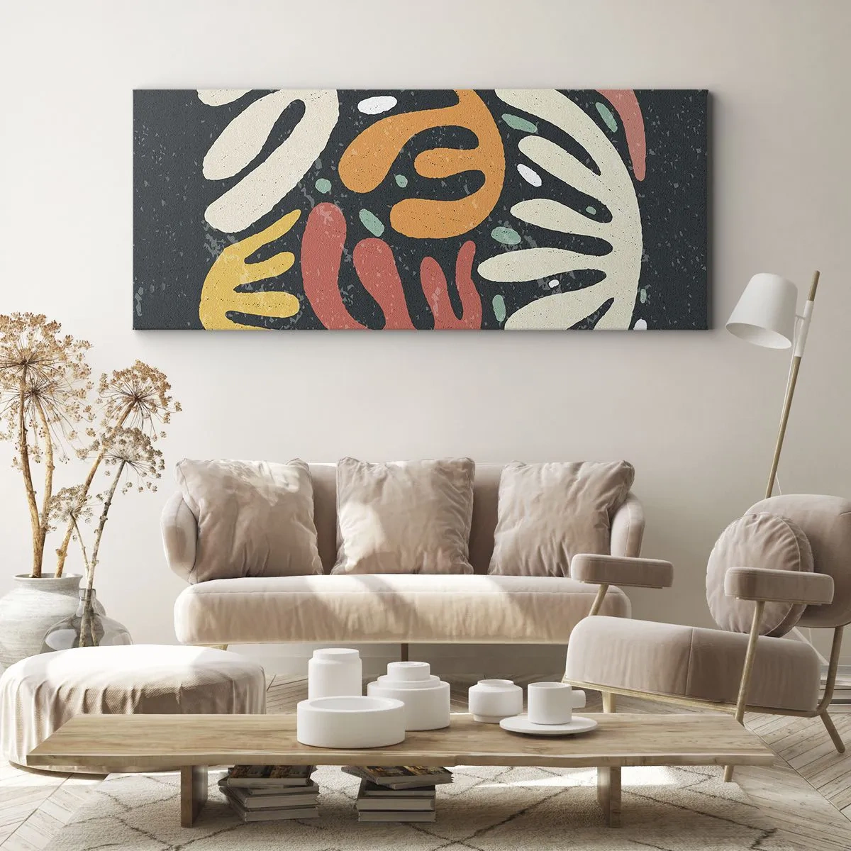 Impression sur toile - Image sur toile - Composition – Je suis sur le point de t'attraper - 100x40 cm