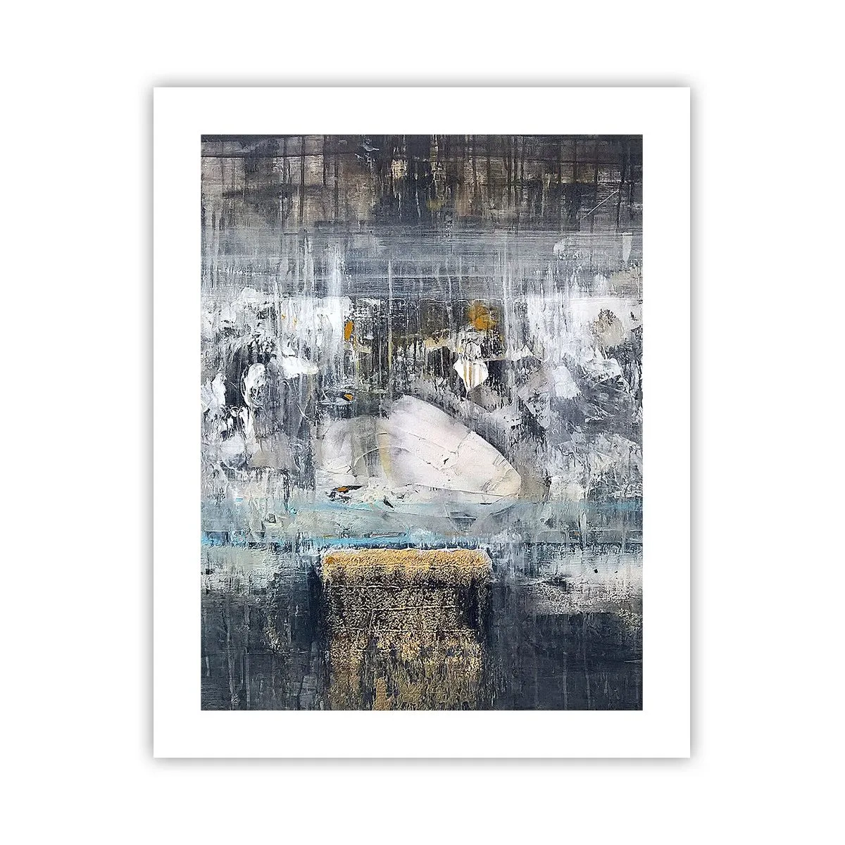 Affiche - Poster - Comme sur la glace, comme après décembre - 40x50 cm