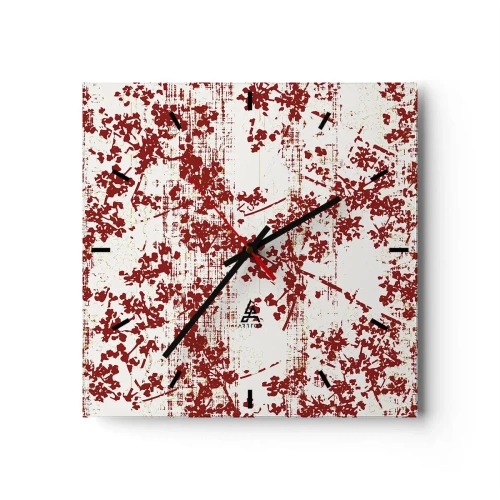 Horloge murale - Pendule murale - Comme un calicot ancien - 40x40 cm