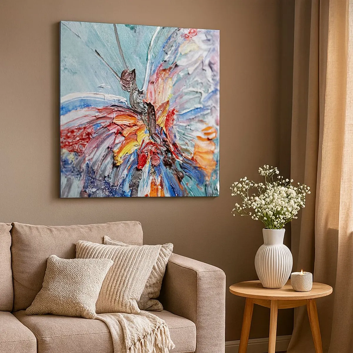 Impression sur toile - Image sur toile - Peint par nature - 30x30 cm