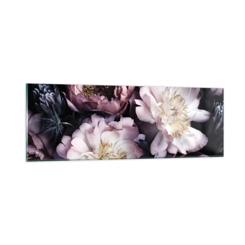 Impression sur verre - Image sur verre - Bouquet à l'ancienne - 90x30 cm