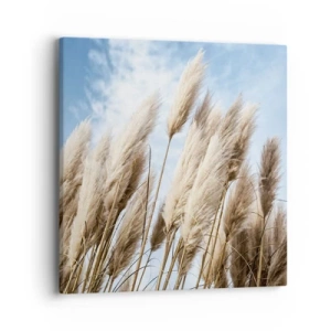 Impression sur toile - Image sur toile - Caresse ensoleillée et venteuse - 40x40 cm