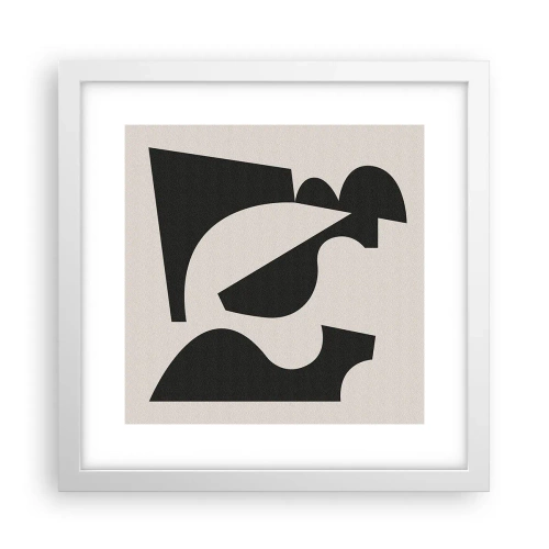 Affiche dans un cadre blanc - Poster - À monter soi-même - 30x30 cm