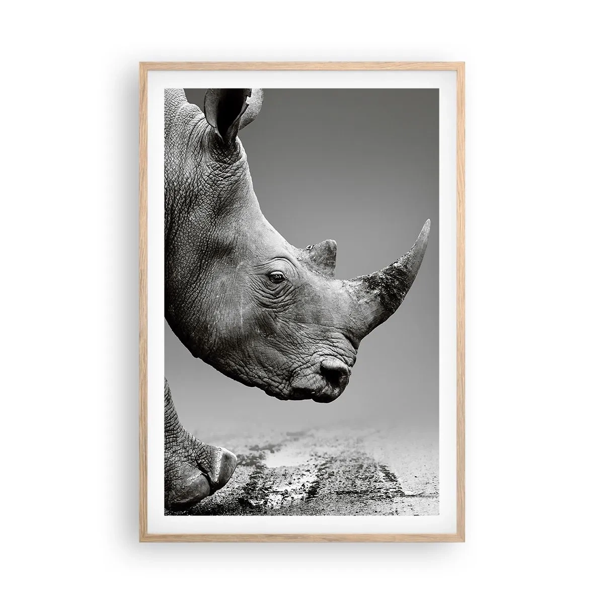 Affiche dans un chêne clair - Poster - Force inarrêtable - 61x91 cm