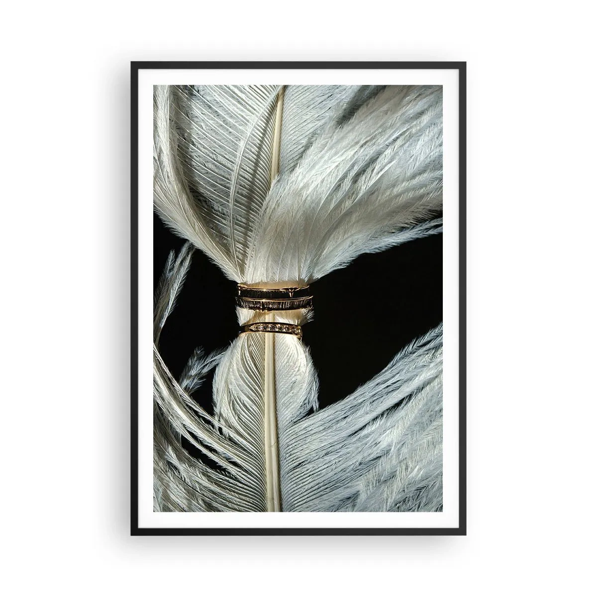 Affiche dans un cadre noir - Poster - ... et je ne te laisserai pas ... - 70x100 cm