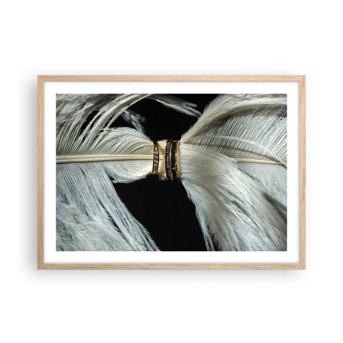 Affiche dans un chêne clair - Poster - ... et je ne te laisserai pas ... - 70x50 cm