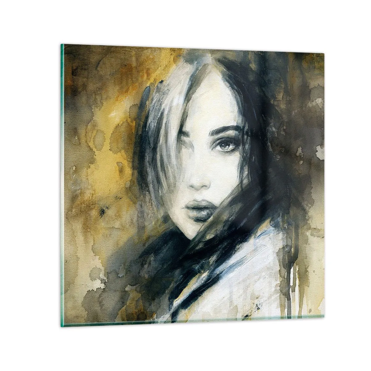 Impression sur verre - Image sur verre - plutôt innocente ou sensuelle ? - 60x60 cm