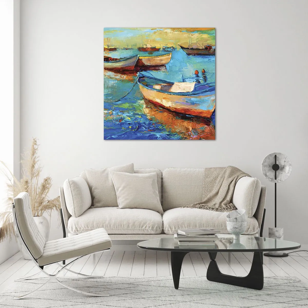 Impression sur verre - Image sur verre - Dans la baie du sud - 50x50 cm