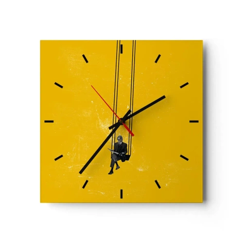 Horloge murale - Pendule murale - Un jour comme tous les jours - 40x40 cm