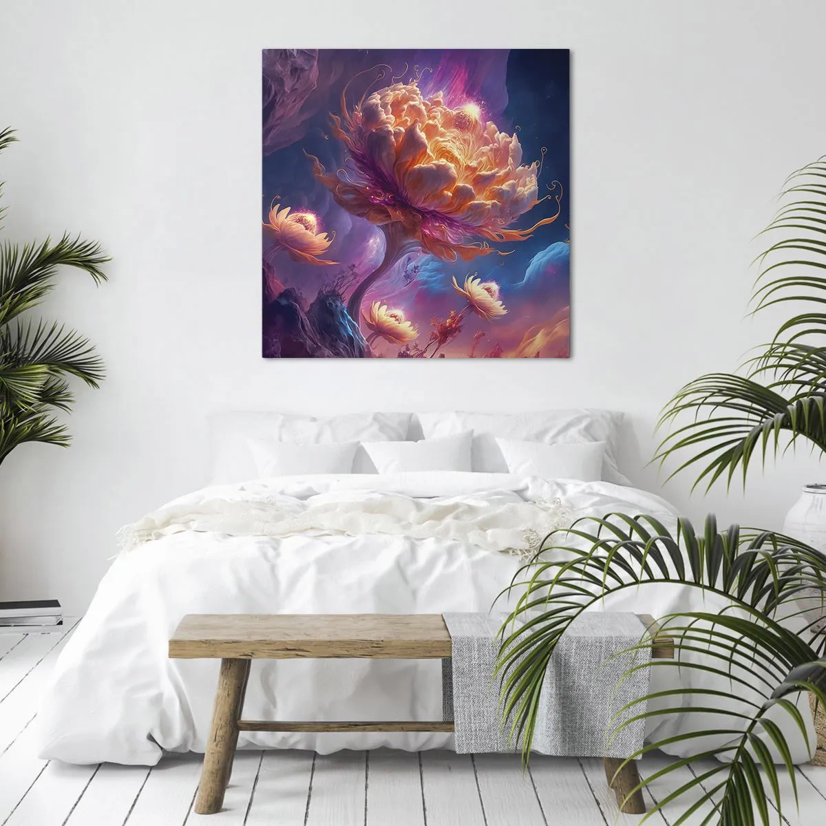 Impression sur toile - Image sur toile - Un autre monde - 60x60 cm