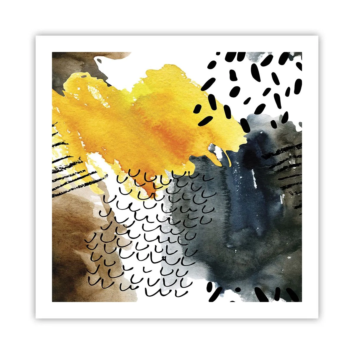 Affiche - Poster - Rencontre des éléments - 60x60 cm
