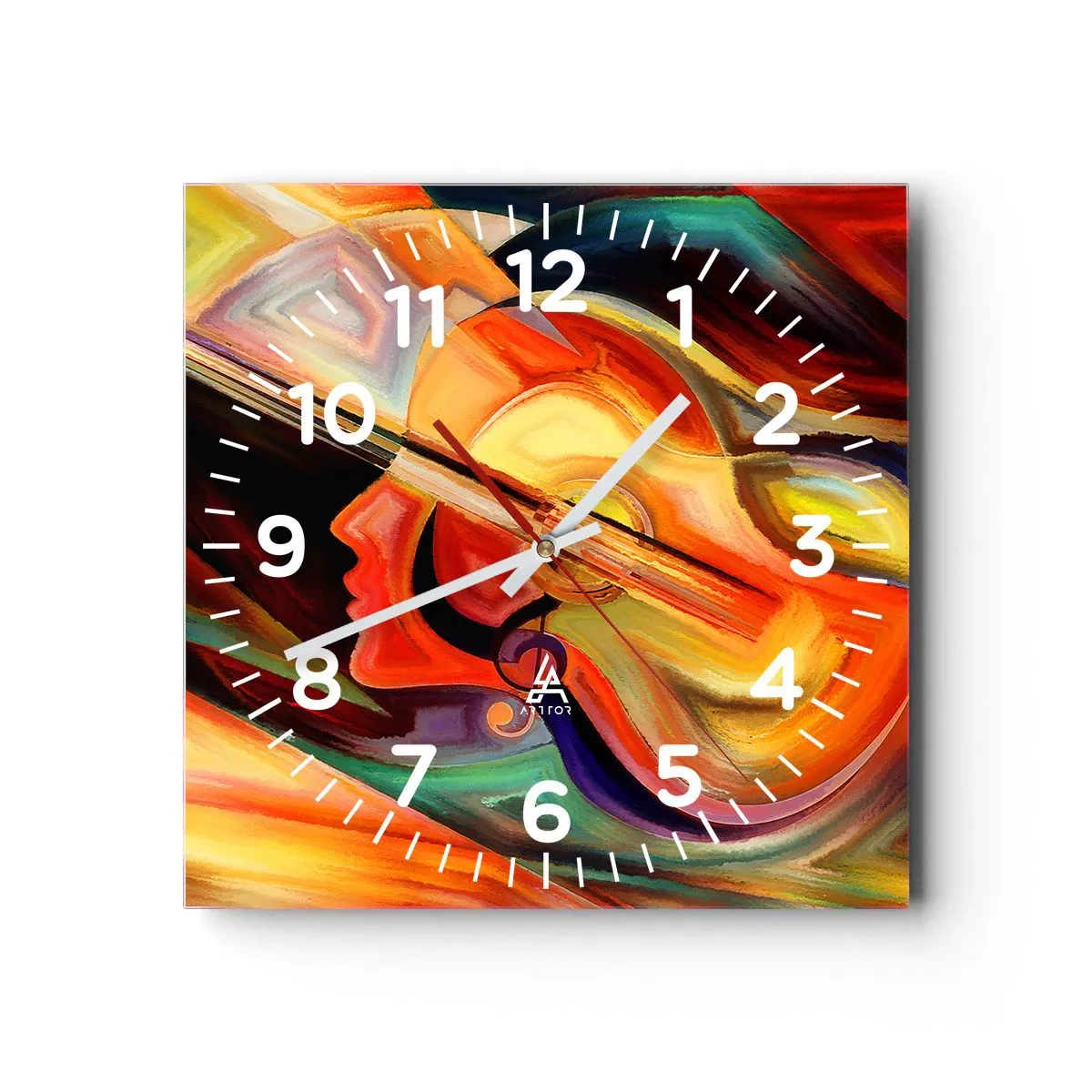 Horloge murale - Pendule murale - Tout va bien - 30x30 cm