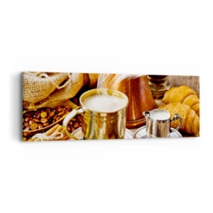 Impression sur toile - Image sur toile - Bonne journée! - 90x30 cm