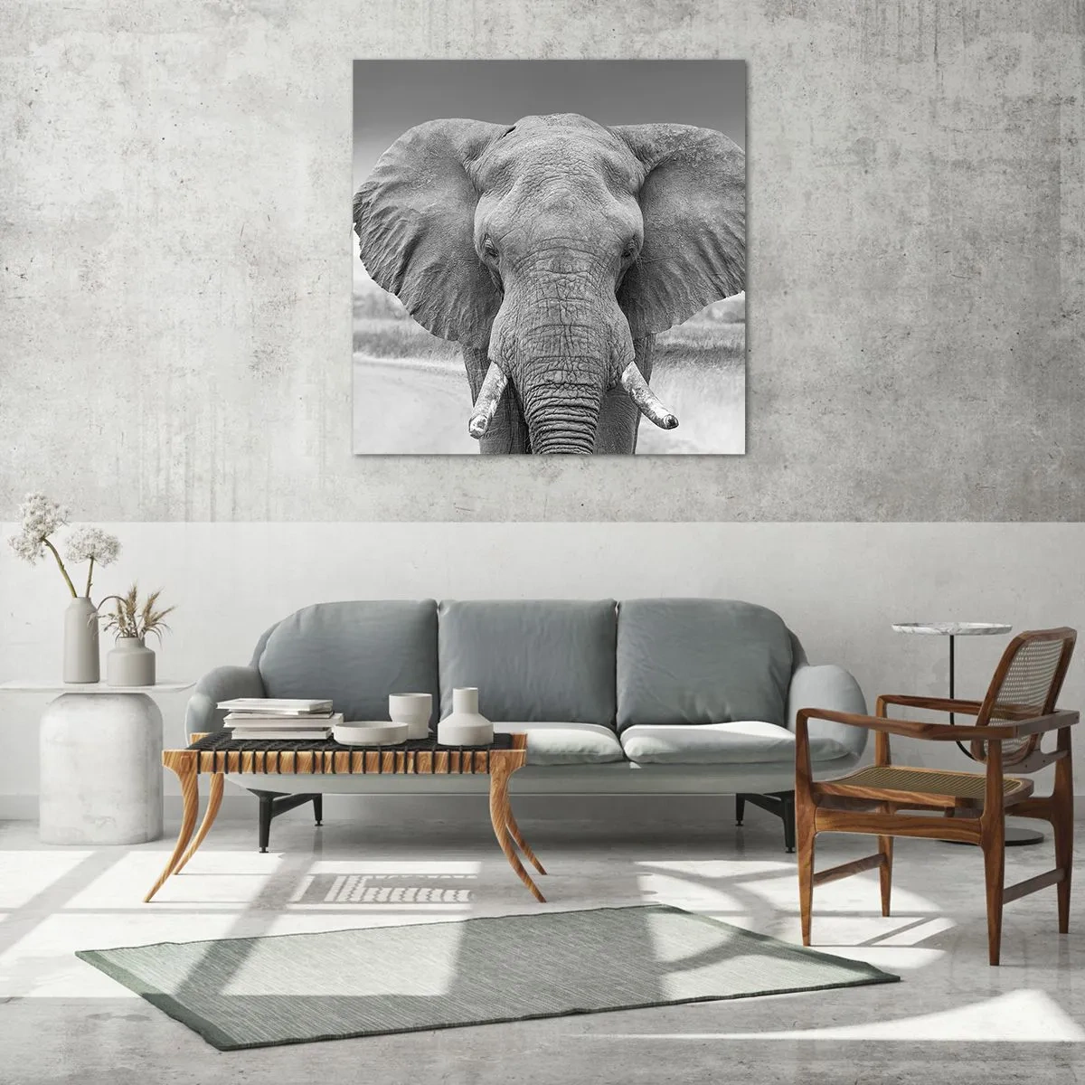 Impression sur verre - Image sur verre - Bienvenue dans mon monde - 70x70 cm