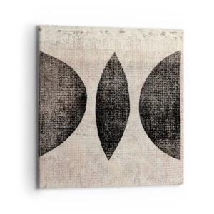 Impression sur toile - Image sur toile - Abstraction ethnique - 70x70 cm
