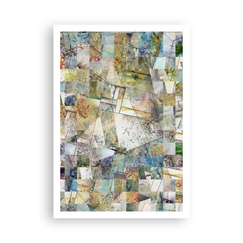 Affiche - Poster - Remaniement géométrique - 70x100 cm