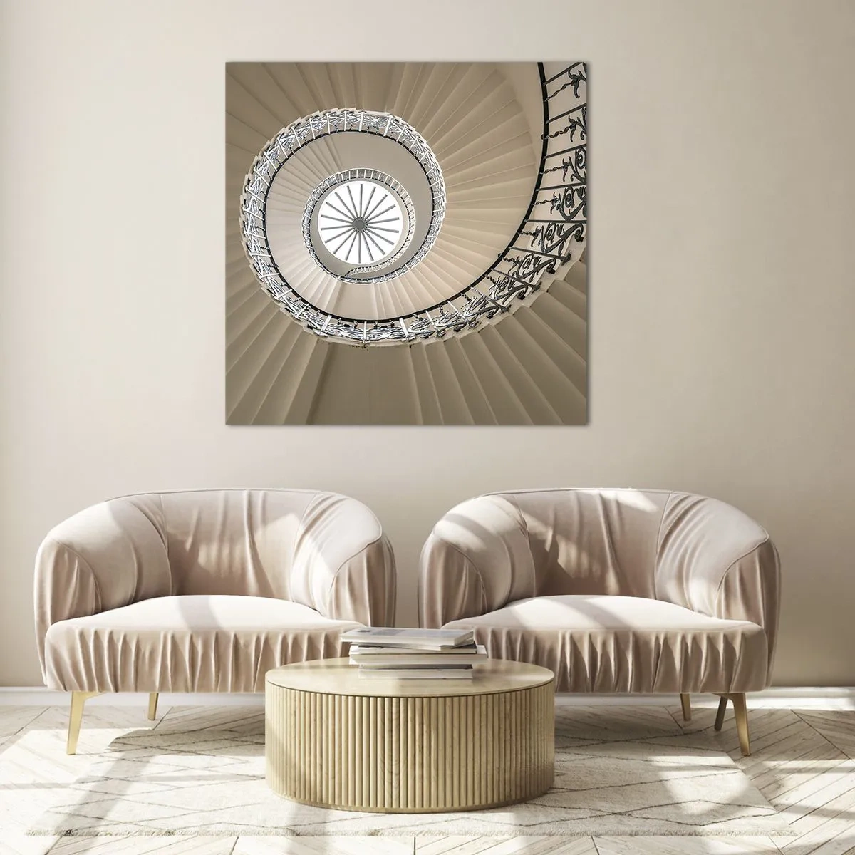 Impression sur verre - Image sur verre - À l'intérieur de la coquille - 50x50 cm