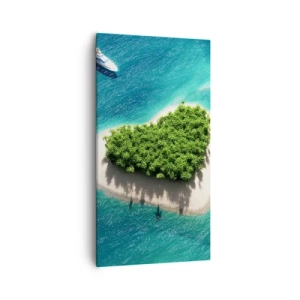 Impression sur toile - Image sur toile - J'aime l'été - 55x100 cm