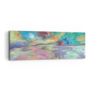 Impression sur toile - Image sur toile - Deux paradis - 90x30 cm