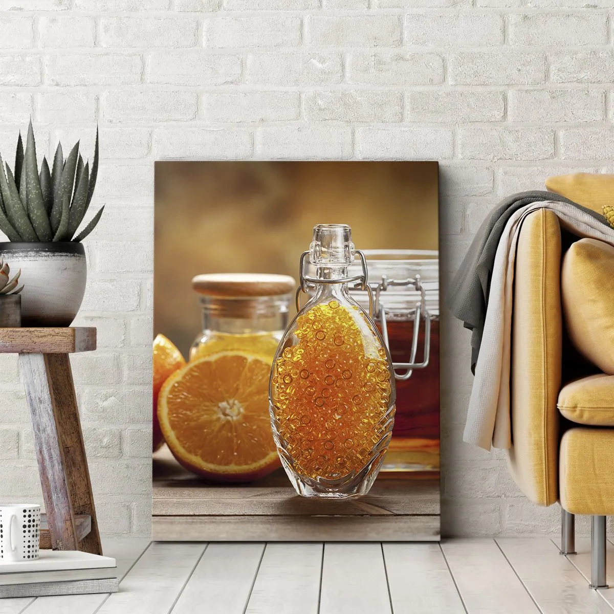 Impression sur toile - Image sur toile - Saveurs et arômes ensoleillés - 55x100 cm